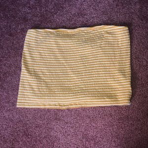 striped tube top
